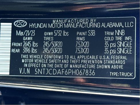 Used 2023 Hyundai Santa Cruz Night w/ Cargo Package AWD/4WD image 25