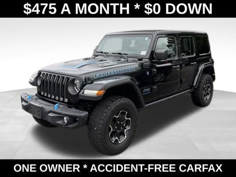 Used 2023 Jeep Wrangler Unlimited Rubicon 4xe w/ Steel Bumper Group AWD/4WD image 1