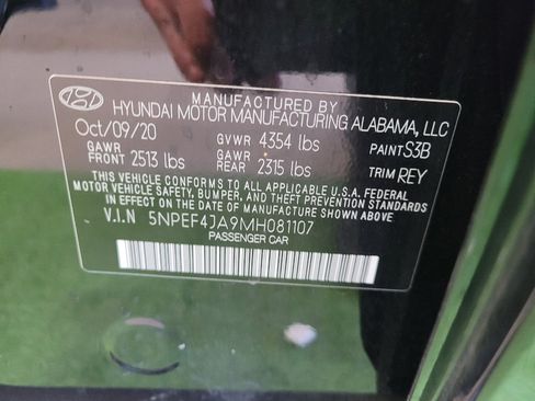 Used 2021 Hyundai Sonata SEL w/ Convenience Package FWD image 33