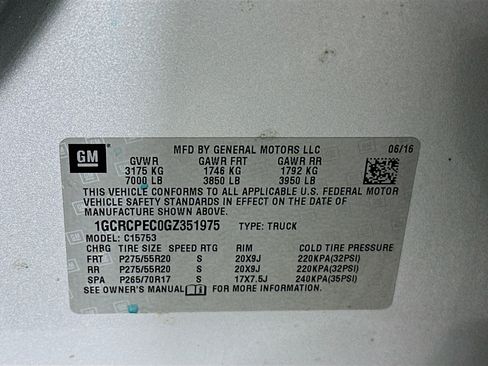 Used 2016 Chevrolet Silverado 1500 Custom w/ Custom Convenience Package image 12