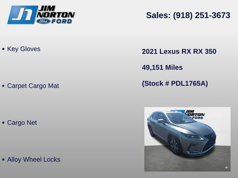 Used 2021 Lexus RX 350 FWD w/ Premium Package image 12