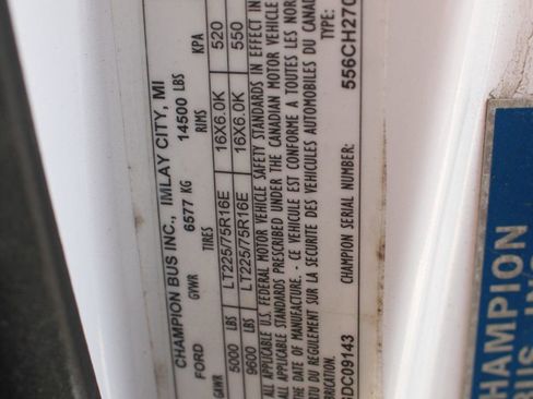 Used 2016 Ford E-450 and Econoline 450 Super Duty w/ Shuttle Bus Prep Package image 22