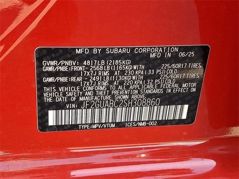 New 2025 Subaru Crosstrek 2.0i image 20