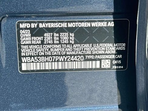 Used 2023 BMW 530i w/ Convenience Package RWD image 35