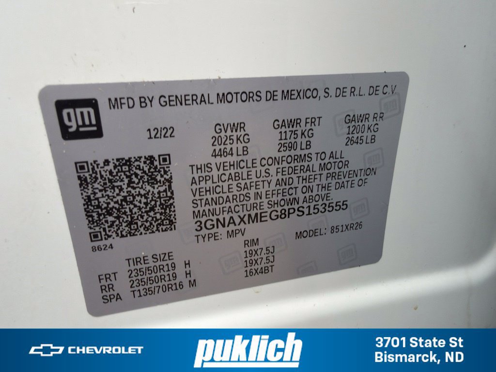 Used 2023 Chevrolet Equinox RS w/ LPO, Floor Liner Package FWD image 34