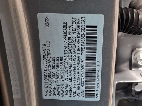Certified 2023 Honda Accord Sport image 27