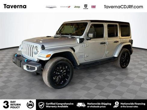 Used 2023 Jeep Wrangler Unlimited Sahara w/ Cold Weather Group AWD/4WD image 1