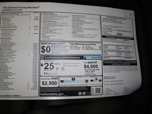 New 2026 BMW X5 xDrive40i image 22