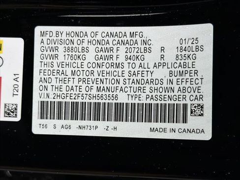 Used 2025 Honda Civic Sport image 26