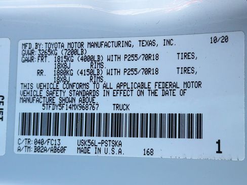 Used 2021 Toyota Tundra SR5 w/ SR5 Upgrade Package AWD/4WD image 31