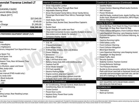 Used 2024 Chevrolet Traverse LT image 6