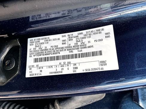 Used 2019 Ford F150 Platinum w/ Equipment Group 701A Luxury image 43