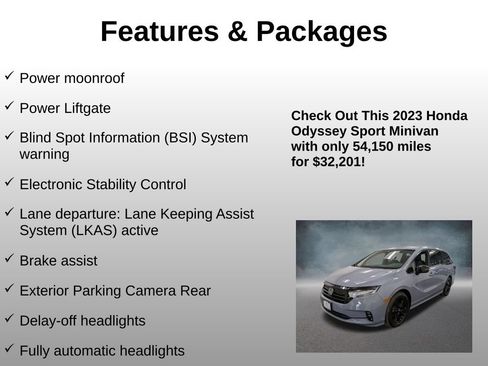 Certified 2023 Honda Odyssey Sport image 20