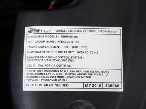 Used 2019 Ferrari 488 Spider RWD image 52