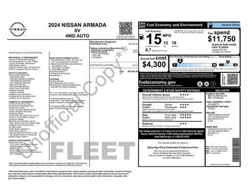 Certified 2024 Nissan Armada SV w/ Cargo Package AWD/4WD image 38