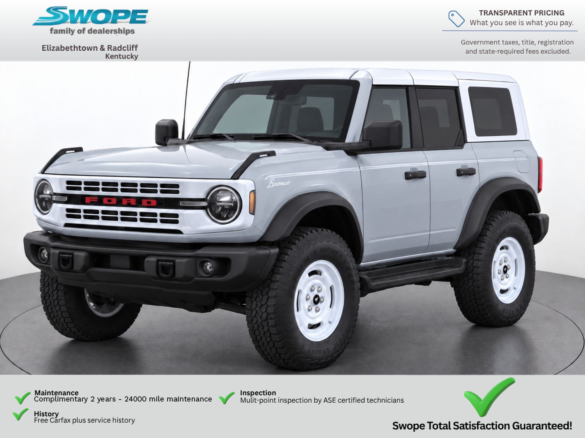 New 2026 Ford Bronco Heritage Edition AWD/4WD image 3