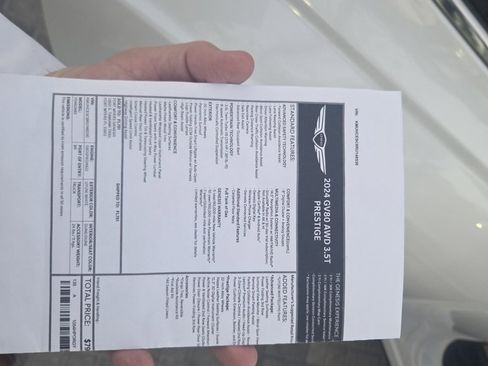 Used 2024 Genesis GV80 3.5T w/ Prestige Package image 43