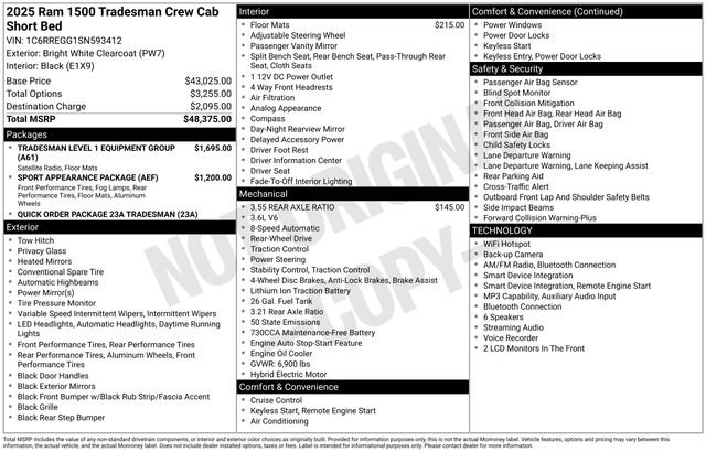 Used 2025 RAM 1500 Tradesman RWD image 33