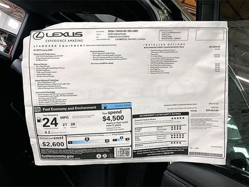 New 2026 Lexus RX 350 Premium image 14