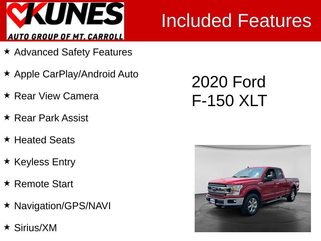 Used 2020 Ford F150 XLT w/ Equipment Group 302A Luxury AWD/4WD image 3
