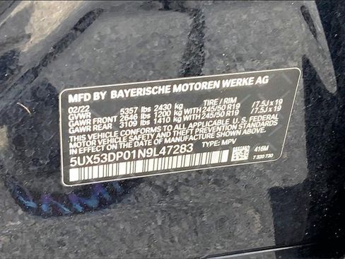 Used 2022 BMW X3 xDrive30i w/ M Sport Package 2 image 21