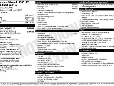 Used 2019 Chevrolet Silverado 1500 LTZ w/ LTZ Premium Package image 2