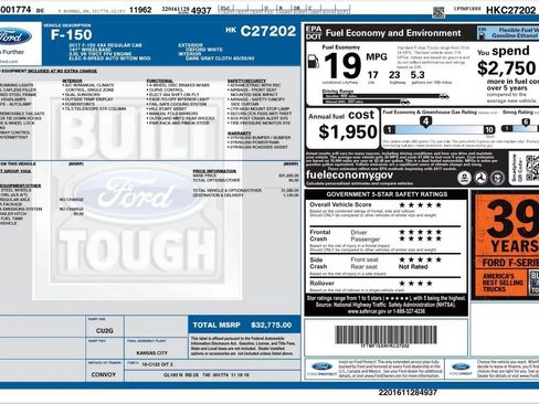 Used 2017 Ford F150 XL AWD/4WD image 19