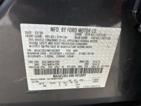 Used 2021 Ford EcoSport SE AWD/4WD image 27