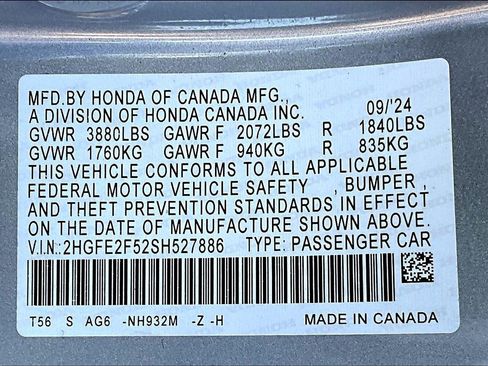 Used 2025 Honda Civic Sport image 18