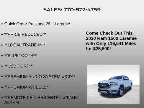 Used 2020 RAM 1500 Laramie image 5