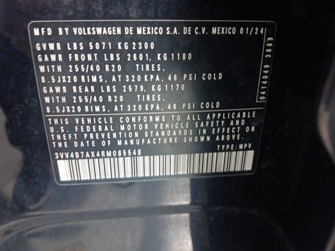 Used 2024 Volkswagen Tiguan SEL R-Line AWD/4WD image 10