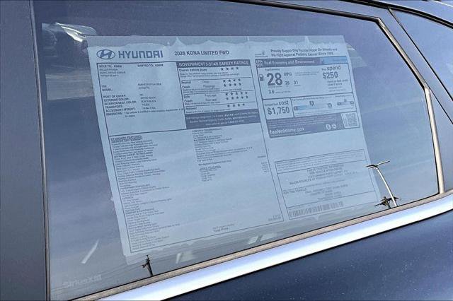 New 2026 Hyundai Kona Limited FWD image 14