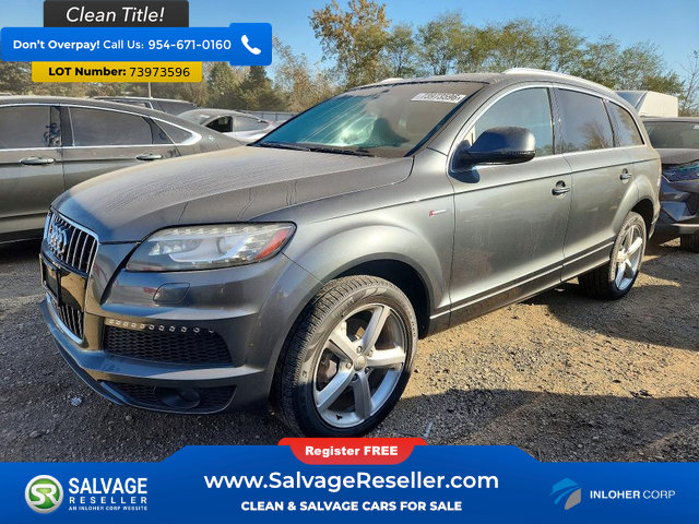 Used 2014 Audi Q7 3.0T S line Prestige w/ Technology Package AWD/4WD image 1