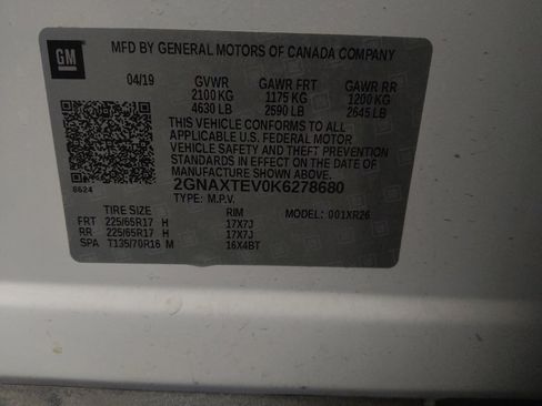 Used 2019 Chevrolet Equinox LT w/ Driver Convenience Package AWD/4WD image 33