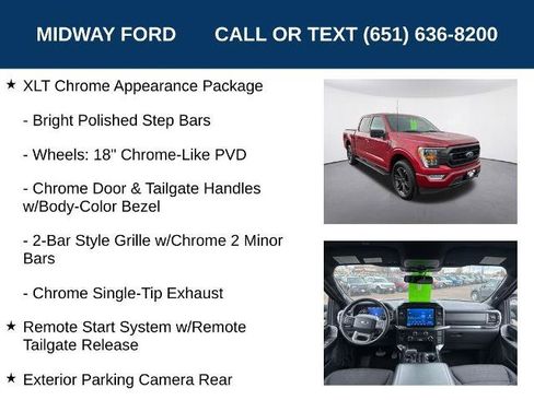 Certified 2022 Ford F150 XLT w/ Equipment Group 302A High AWD/4WD image 31