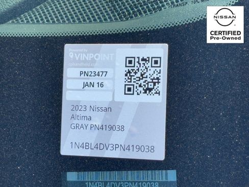 Certified 2023 Nissan Altima 2.5 SV image 30