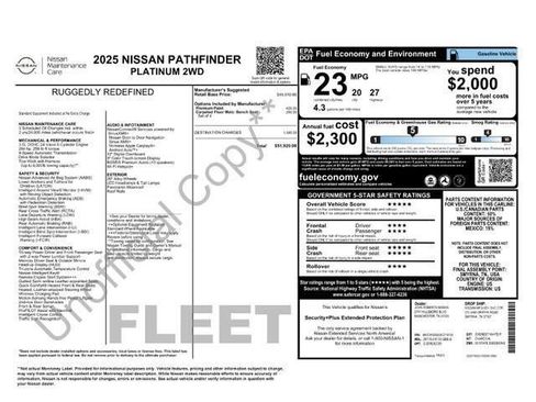 Used 2025 Nissan Pathfinder Platinum image 3