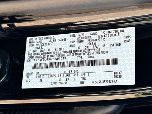 Used 2024 Ford F150 Lariat w/ Equipment Group 502A High image 33