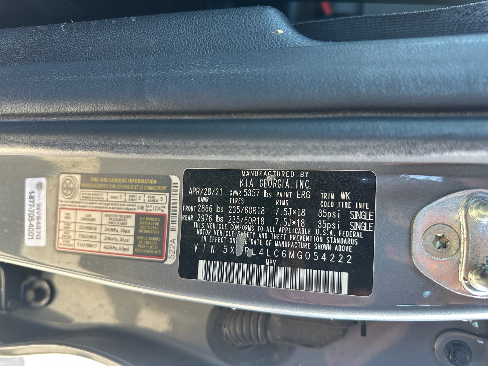 Used 2021 Kia Sorento S FWD image 25