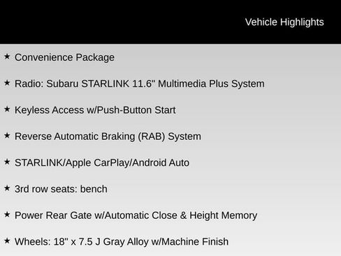 Used 2024 Subaru Ascent Premium w/ Convenience Package image 5