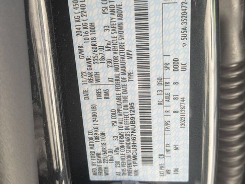 Used 2022 Ford Escape SEL AWD/4WD image 39