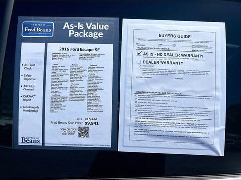 Used 2016 Ford Escape SE w/ Equipment Group 201A AWD/4WD image 34