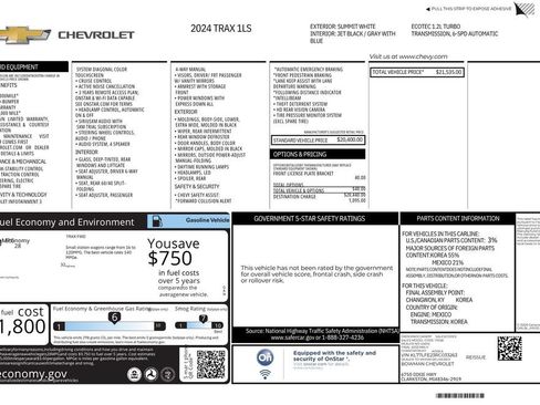 Certified 2024 Chevrolet Trax LS FWD image 11