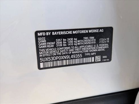Used 2022 BMW X3 xDrive30i w/ Convenience Package image 27