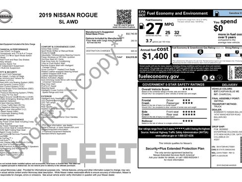 Used 2019 Nissan Rogue SL AWD/4WD image 5