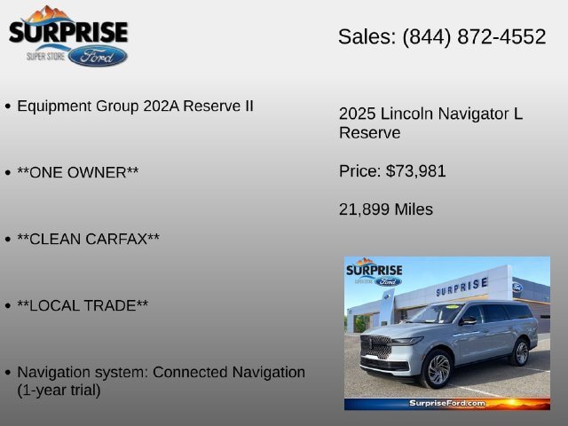 Used 2025 Lincoln Navigator L Reserve AWD/4WD image 6