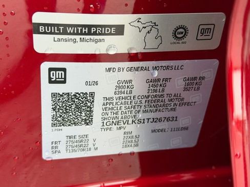 New 2026 Chevrolet Traverse RS w/ LPO, Floor Liner Package image 26