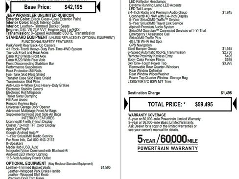 Used 2020 Jeep Wrangler Unlimited Rubicon image 7