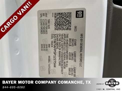 Used 2023 GMC Savana 2500 w/ Driver Convenience Package image 27