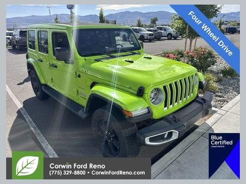 Used 2021 Jeep Wrangler Unlimited Sahara AWD/4WD image 1